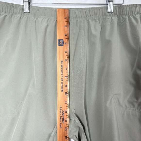 Rhone 7" Essentials Training Shorts Mens XXL Green Sage Drawstring Unlined Gym - Picture 6 of 8